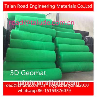 3D hdpe plastic filter mat three dimension drainage mat for slope protection